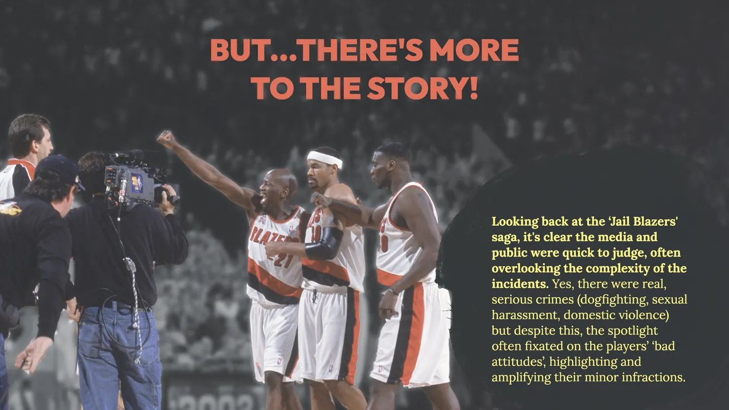 Jailblazers pitch deck, page 2